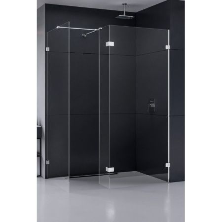 Душевая перегородка New Trendy EVENTA Chrome EXK-4622 120х200 стекло прозрачное профиль хром