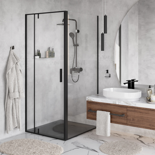 Душевой уголок WasserKRAFT  74P03 90x90 стекло прозрачное 6 мм - фото 2