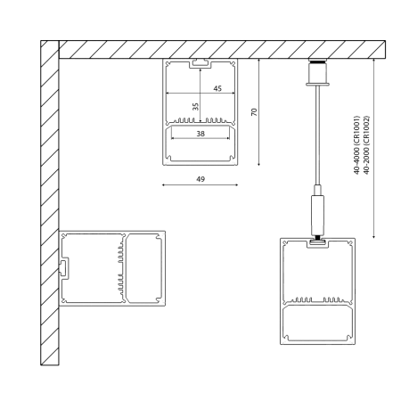 Алюминиевый профиль Designled LS 00-00010370