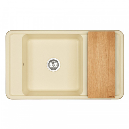 Кухонная мойка Aquaton Беллис 1A724832BS290 87х51 цвет бежевый
