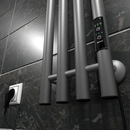 Полотенцесушитель электрический Маргроид Inaro Inaro-12018-1049-7024R 20х120 серый