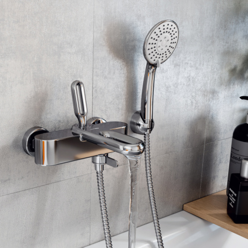 Смеситель для ванны WasserKRAFT Kammel 1800 1801 настенный хром без термостата - фото 2