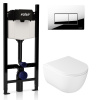 Комплект унитаз с инсталляцией Valsir KIT VSCR 7334NEMT Slim P1