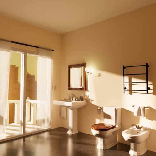 Полотенцесушитель Маргроид Вид 4 04-6050-1049-9005R 53х60 электрический черный матовый - фото 4