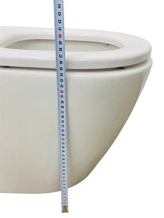 Унитаз для инвалидов подвесной Dstrana AID 4623-А белый с сиденьем безободковый каскадный смыв