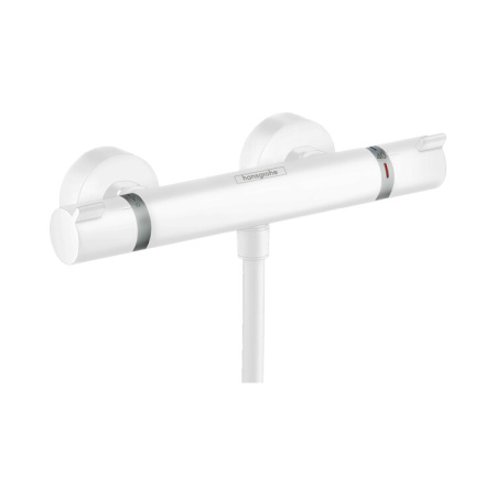 Смеситель Hansgrohe Ecostat Comfort 13116700 настенный белый матовый с термостатом