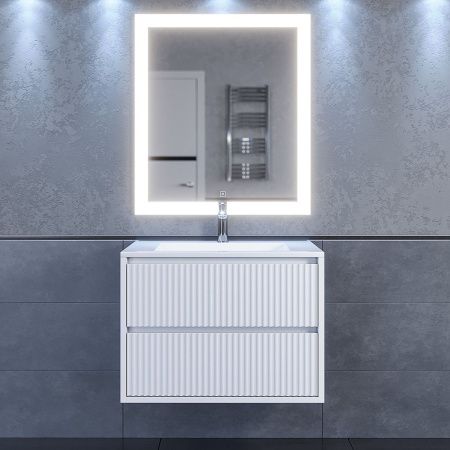 Тумба под раковину Uperwood Next Premium 3930205153 70х50 подвесная цвет белый