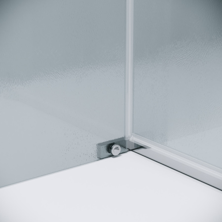 Душевая перегородка Grossman Pragma 200.K33.03.80.10.02 80х195 стекло текстурное профиль хром глянцевый