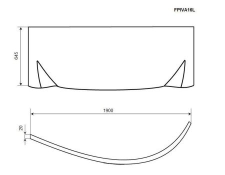 Фронтальная панель Timo FPIVA16L