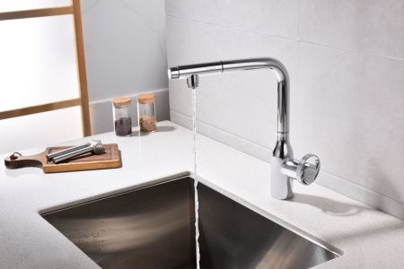 Смеситель для кухни Paulmark URBAN Ur213104-CR на мойку хром