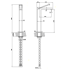 Смеситель Gessi Rettangolo K 53006#031 на раковину хром