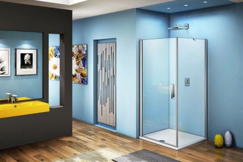 Душевой уголок Good Door FANTASY ФА00023 90х90 стекло прозрачное профиль хром без поддона - фото 2