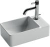 Раковина из сантехнического фарфора Ceramica Nova ELEMENT CN5045 40х20 подвесная цвет белый 1 отверстие под смеситель