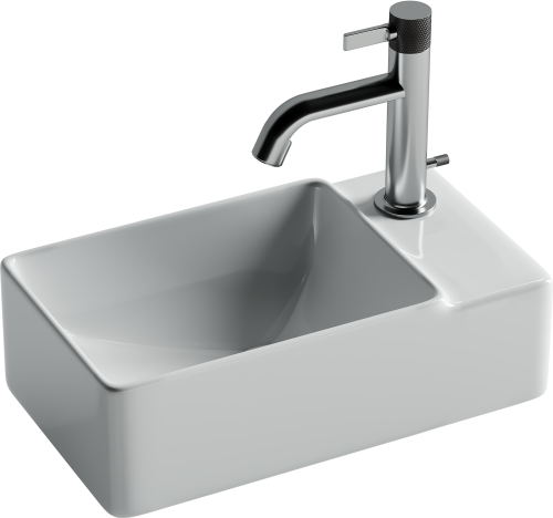 Раковина Ceramica Nova ELEMENT 40 см CN5045 подвесная цвет белый - фото 2