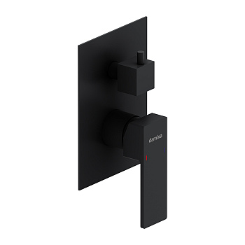 Смеситель для ванны и душа Damixa Gala 537100300 встраиваемый в стену черный без термостата