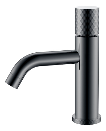 Смеситель Boheme Stick 121-SGM на раковину графит глянцевый