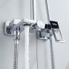 Душевая стойка Raffine F3696 настенная цвет хром