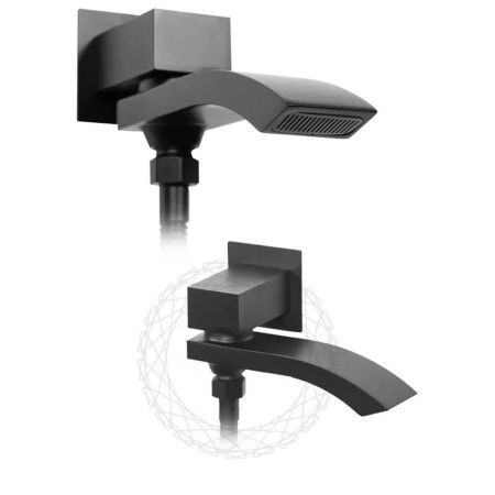 Душевая система Filarete FL1010BL встраиваемая в стену цвет черный
