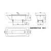 Ванна стальная Kaldewei Saniform Plus 111800010001 170х70 встраиваемая прямоугольная без ножек