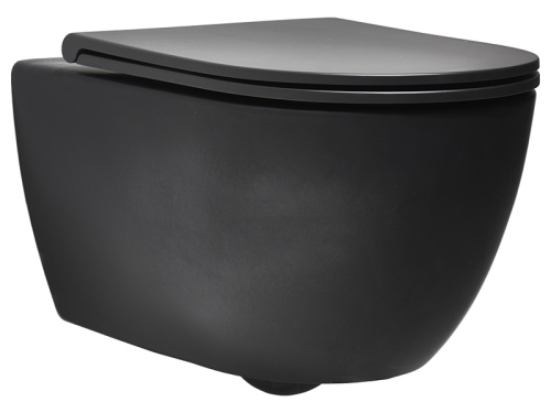 Чаша унитаза Simas TR 18 black matt подвесная