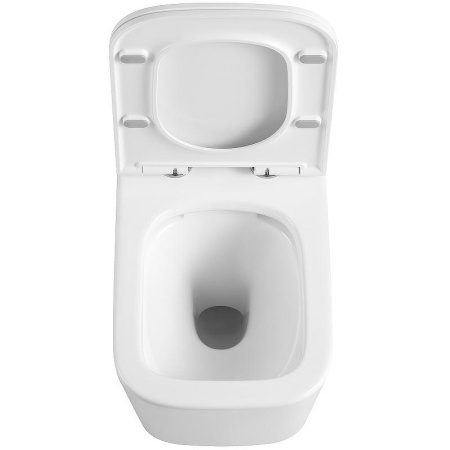 Унитаз подвесной Тритон Verso Щ0000057972 белый с сиденьем микролифт безободковый каскадный смыв