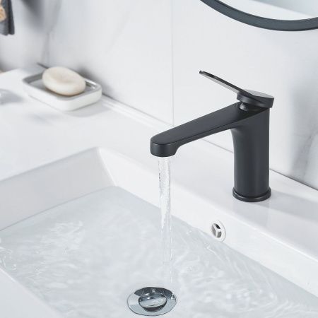 Смеситель Shevanik S6201H на раковину черный