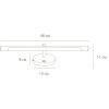 Подсветка для зеркал Arte Lamp Ronnie (Ронние) A8025AP-1GO