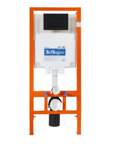 Инсталляция с кнопкой BelBagno  BB002-80/BB012-MR-NERO.M - фото 2