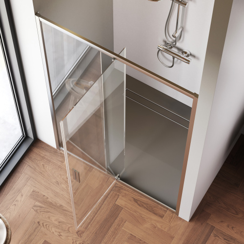 Душевая дверь Am.Pm Gem W90G-120-1P-MT 120х195 стекло прозрачное профиль хром матовый - фото 4