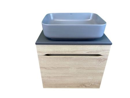 Тумба с раковиной Sintesi STL.W7017_SIN-LVB-APP-409GM 60х60 подвесная цвет бежевый