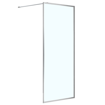 Душевая перегородка Azario Richmond AZ-NAG6310 900 90x200 стекло прозрачное профиль серебро