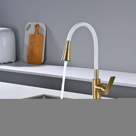 Смеситель для кухни Splenka S05 S05.43.03 на мойку золото