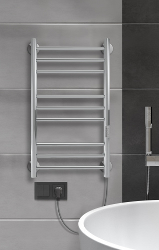 Полотенцесушитель Indigo Line Trinity LСLTE80-40Rt 43х80 электрический хром - фото 5