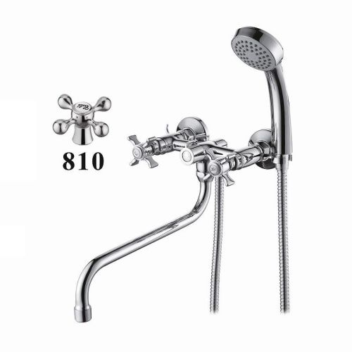Смеситель для ванны D-Lin D143810 настенный хром - фото 2