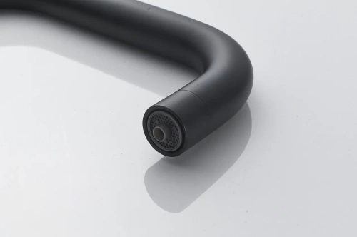 Смеситель для кухни Shevanik S228H на мойку черный - фото 5