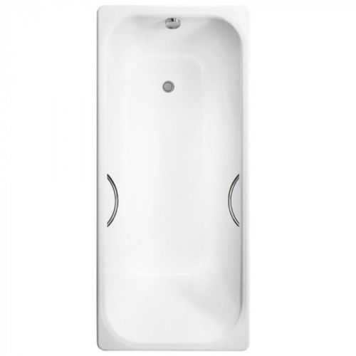 Ванна чугунная Delice Aurora DLR230605R 170х70 пристенная прямоугольная без ножек с отверстиями под ручки