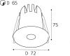 Светильник встраиваемый Italline IT06-6024 IT06-6024 white 3000K