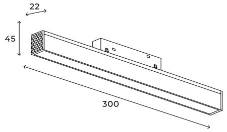 Трековый магнитный светильник Hesby Lighting ElDeko (ЕлДеко) HSBL_0150