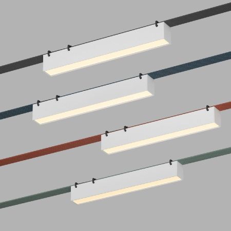 Трековый однофазный светильник Denkirs Belty linear (Белты линеар) DK5575-WH