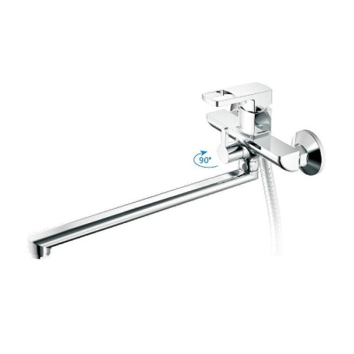 Cмеситель для ванны и душа Haiba HB22176 настенный хром - фото 2 Cмеситель для ванны и душа Haiba HB22176 настенный хром - фото 2