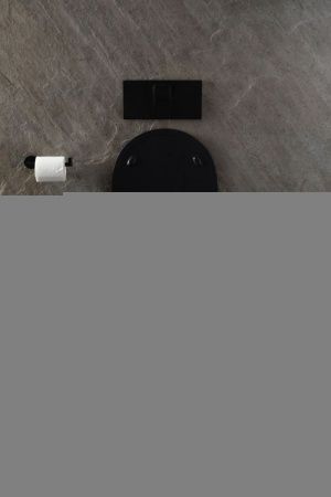 Чаша унитаза подвесная Allen Brau Reality 4.32006.31 цвет черный без сиденья безободковая каскадный смыв