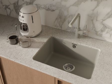 Смеситель для кухни Rivelato 9021603 topazio cromo на мойку хром/бежевый