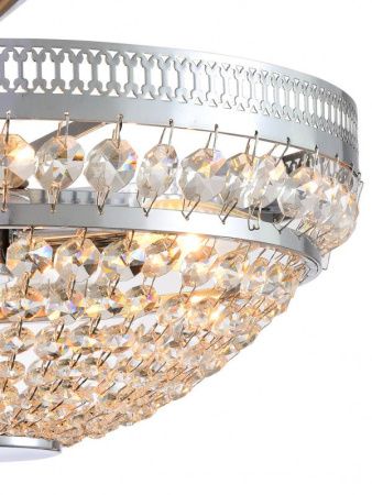 Люстра на штанге Natali Kovaltseva Barocco (Бароццо) BAROCCO 81405/4C CHROME