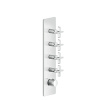 Смеситель для душа Gessi Inciso 58228#031 встраиваемый в стену хром с термостатом (внешняя часть)