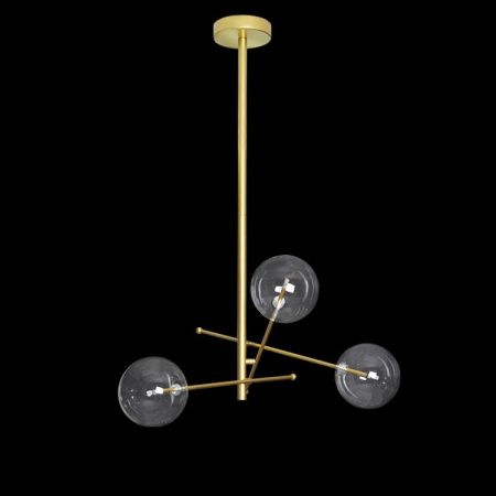 Люстра на штанге Delight Collection Globe Mobile (Глобе Мобиле) 9307P-3A gold