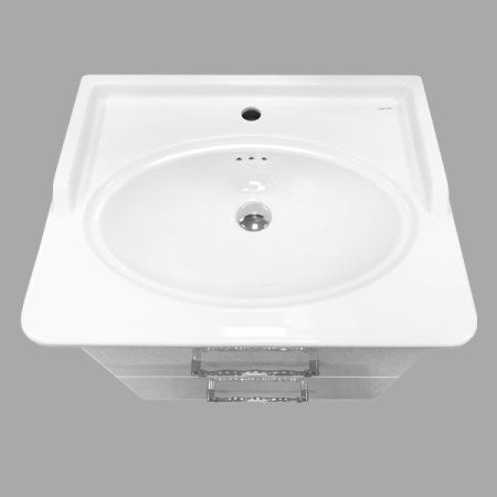 Тумба с раковиной Comforty Неаполь 00004148729CF 70х50 подвесная цвет белый