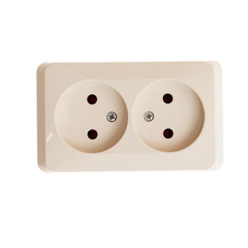 Розетка 2-ая б/з без шторок Systeme Electric Этюд PA16-005K - фото 2