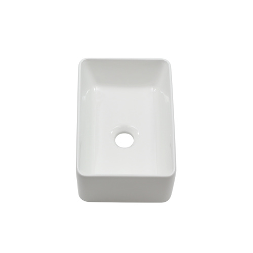 Раковина из сантехнического фарфора Melana 320319-805 36х23 накладная цвет белый без отверстий под смеситель - фото 5