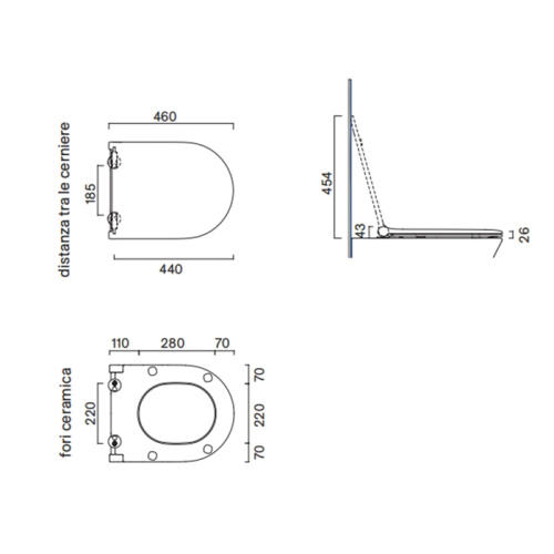 Крышка сиденье для унитаза Catalano Sfera 551200023 - фото 2