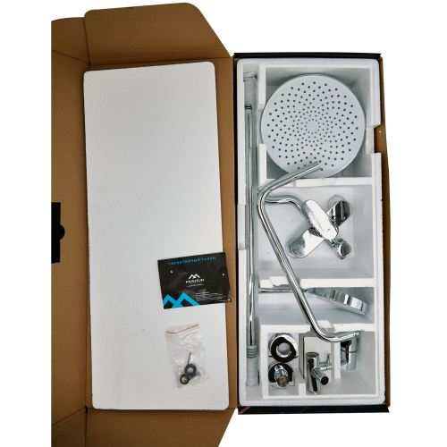 Душевая стойка Fashun A2485 настенная цвет хром - фото 5